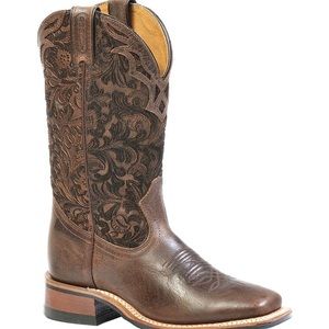 Boulet Floral Embossed Boots